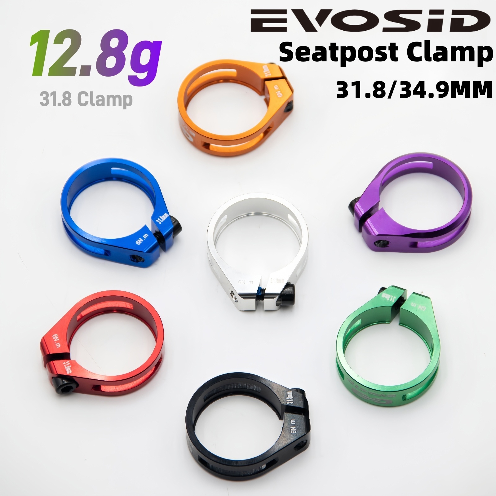 Pipe Clamp Bar - Zacisk sztycy rowerowej EVOSID MTB 31.8mm