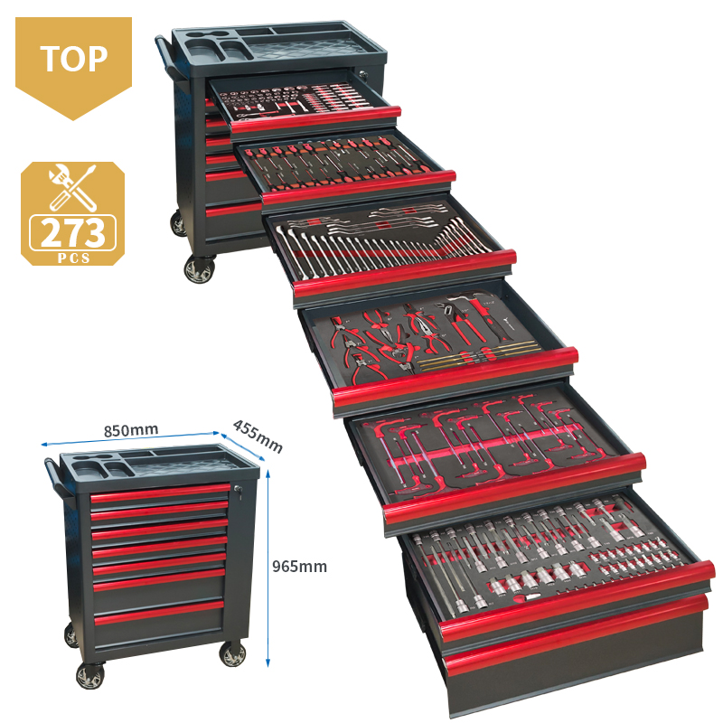 Workshop Tools Car - Wózek narzędziowy z 7 szufladami i