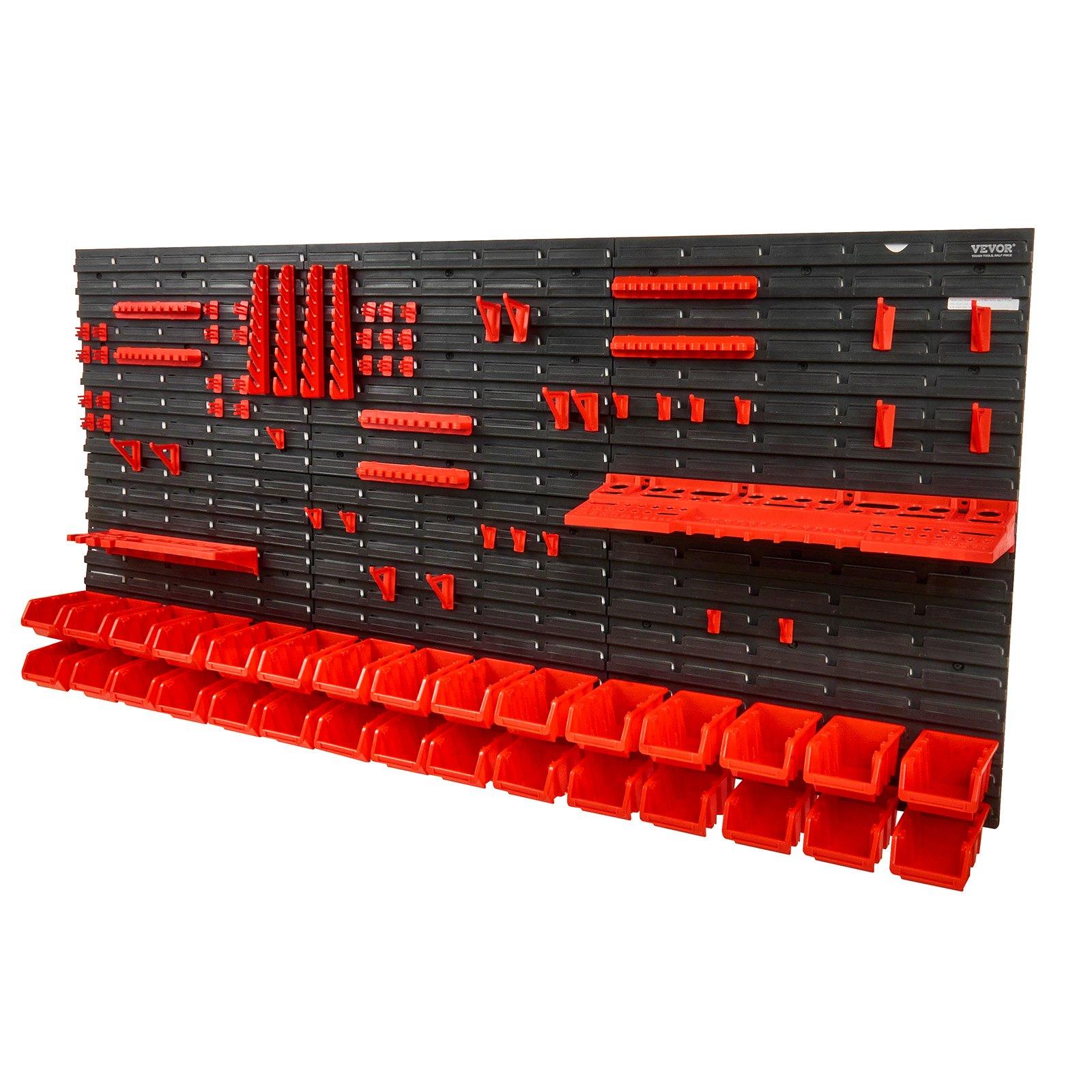 Workshop Tools Holder - Półka ścienna z 30 przegródkami na