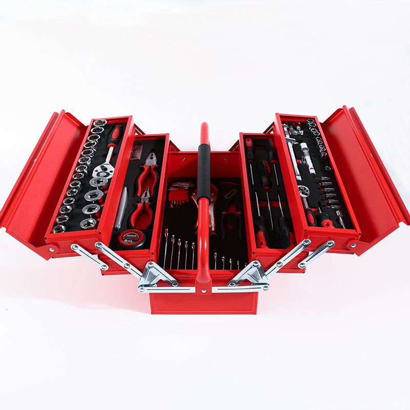 Tools Set Workshop - Przenośna skrzynka narzędziowa 18'' z podwójnym