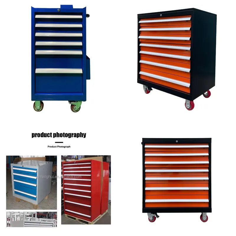 Workshop Garage Tools Manufacturer - Chiński producent szafek narzędziowych, 7-warstwowa szuflada,