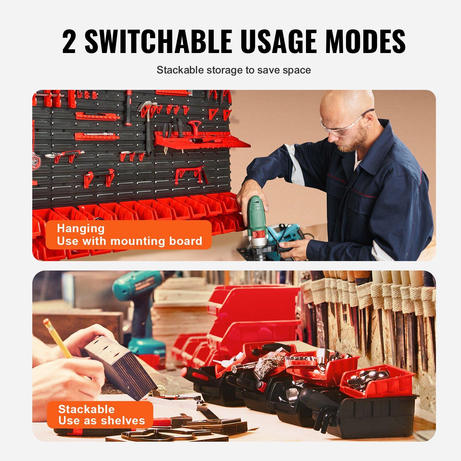 Półka ścienna z 30 przegródkam – Workshop Tools Holder recenzja i cena