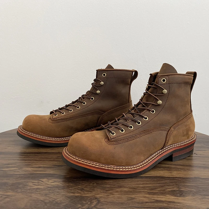 Męskie botki w stylu vintage,  – Tools Quality recenzja i cena
