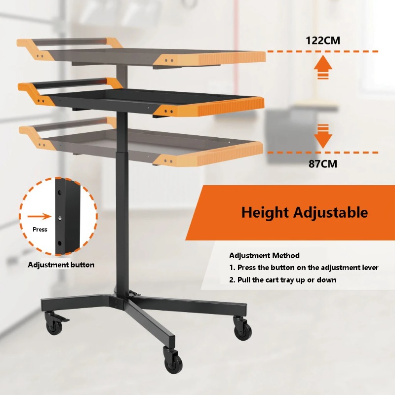 Regulowany, mobilny stół roboc – Workshop Garage Tools Manufacturer recenzja i cena