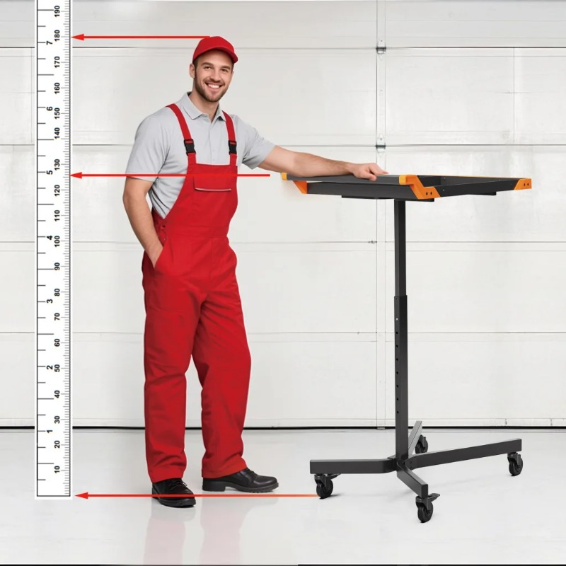Regulowany, mobilny stół roboc – Workshop Garage Tools Manufacturer recenzja i cena